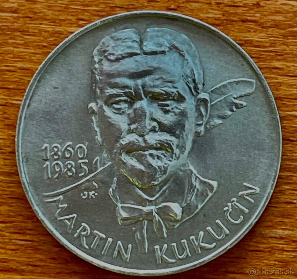 M.Kukučín 100 Kčs 1985 , M.Benka 100 Kčs 1988