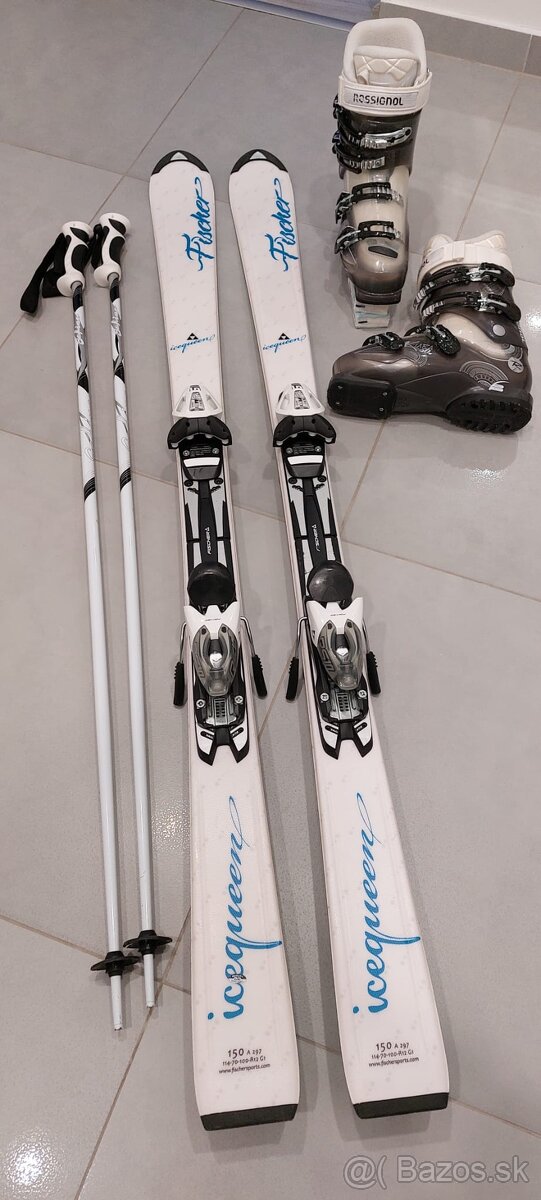 Lyže, lyžiarky a paličky