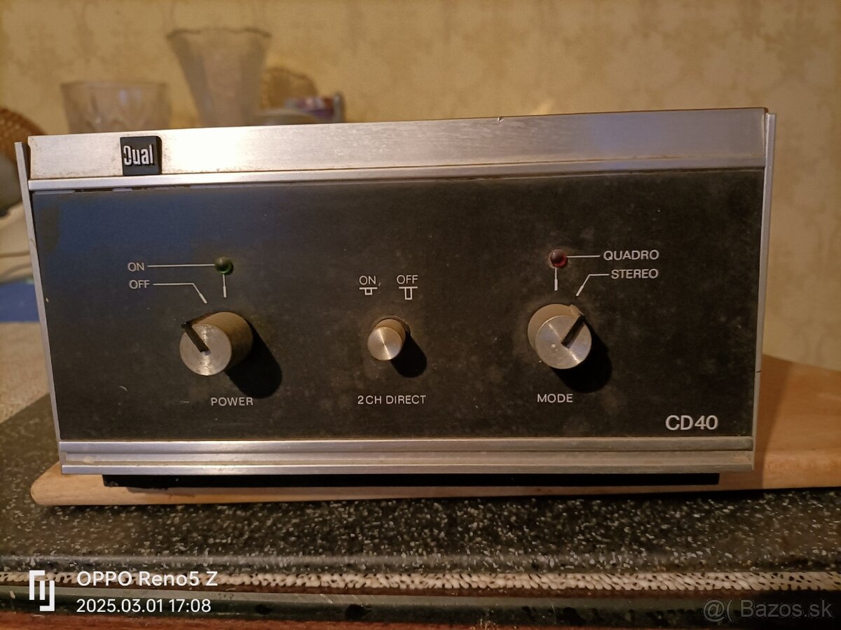 CD-4 kvadro demodulátor Dual CD 40