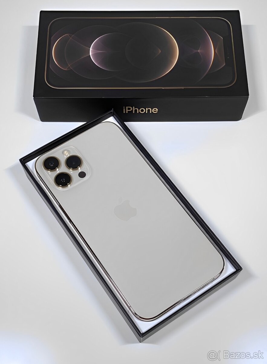 iPhone 12 Pro Gold BATERIE 100% TOP
