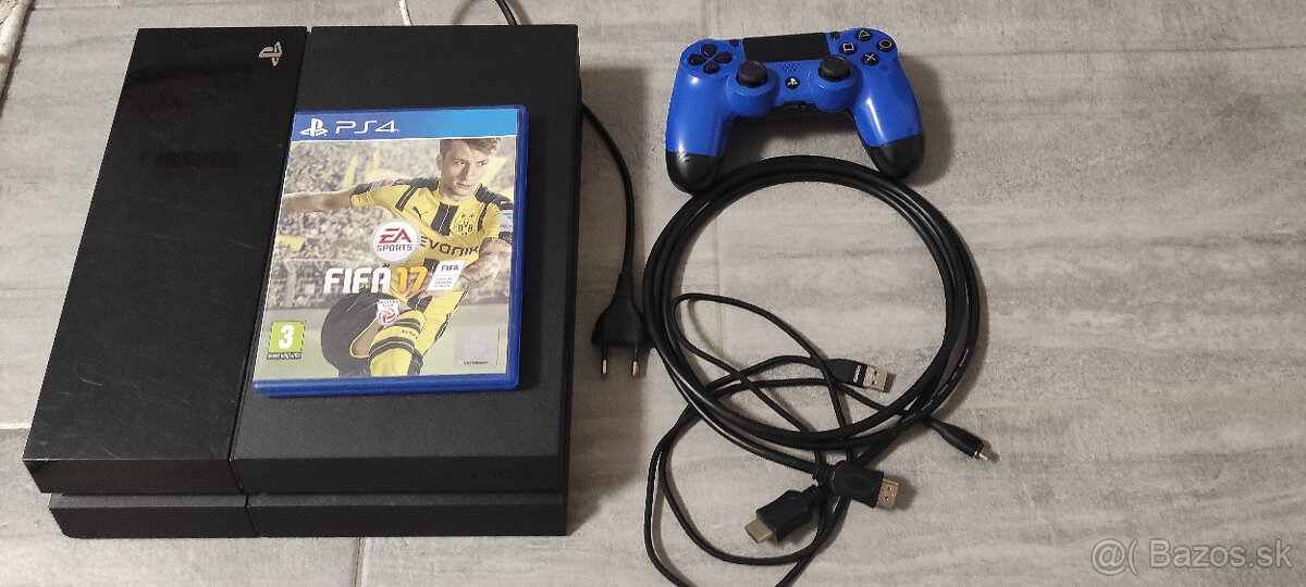Playstation 4 FAT 500GB, 1 ovladac, 1 hra, FW 11.00