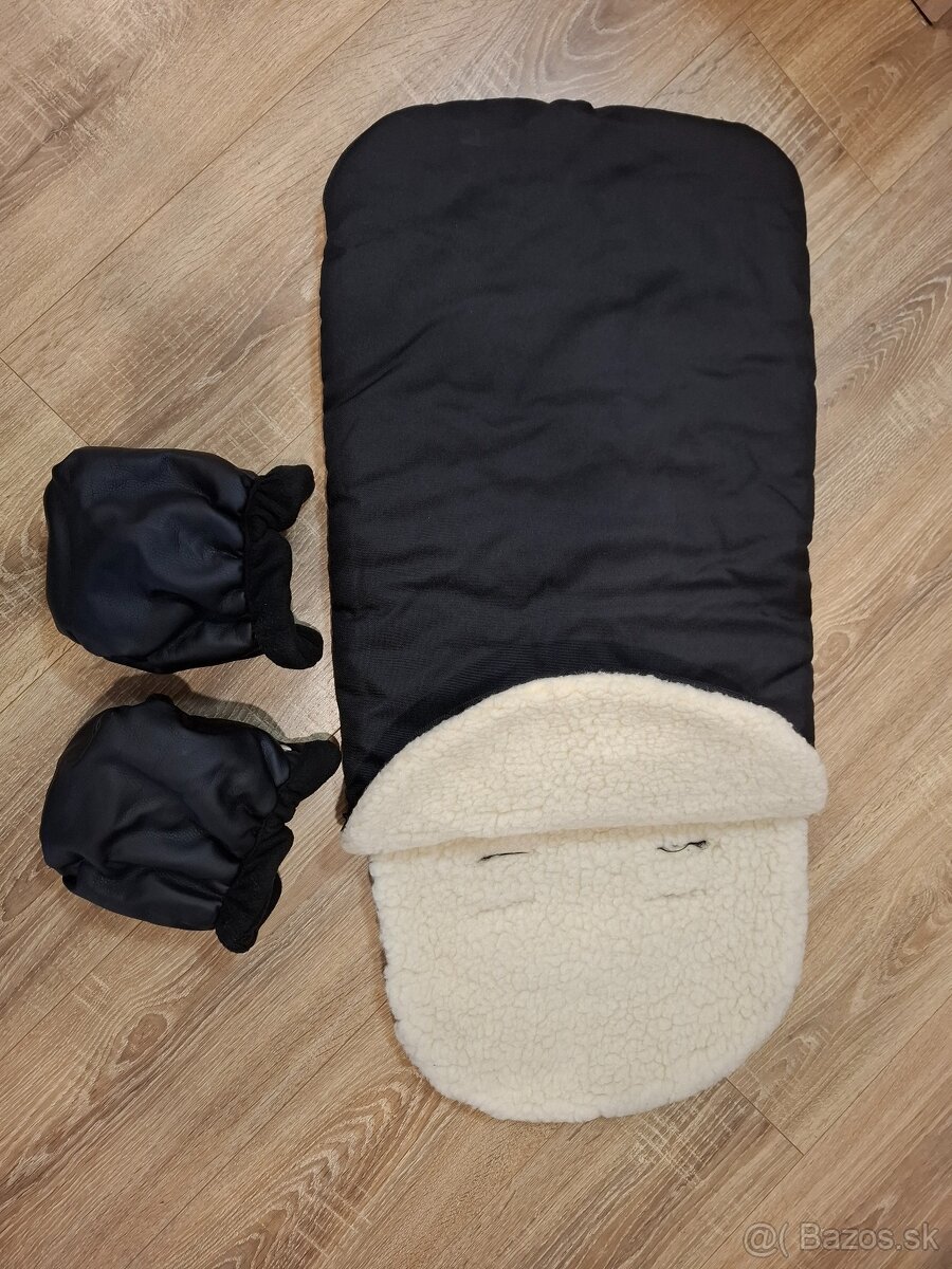 Fusak do hlbokého kočíka plus rukavice