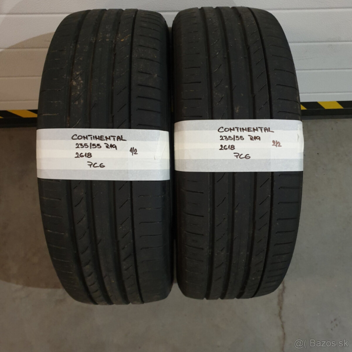 Letné pneumatiky 235/55 R19 CONTINENTAL