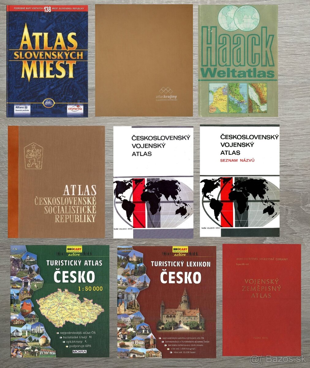 Atlasy a mapy