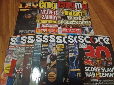 Predam nove časopisy Chip score level