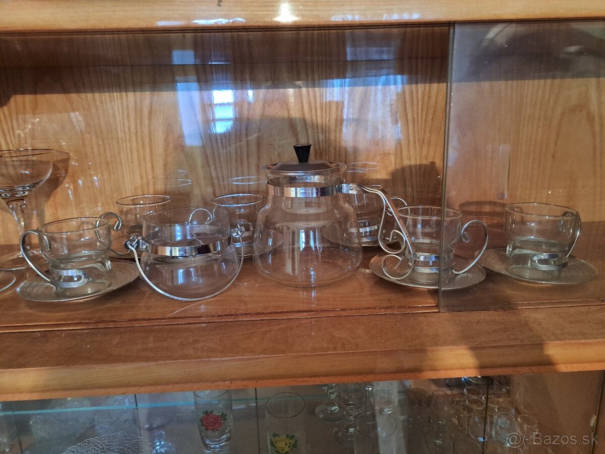 Retro čajová súprava