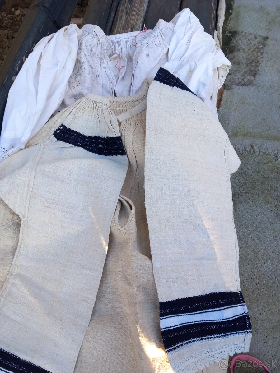 Kroje košele z lanu