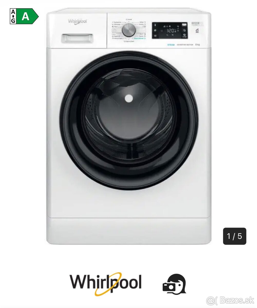 Predám úplne novú práčku Whirlpool FFB 8469 BV EE