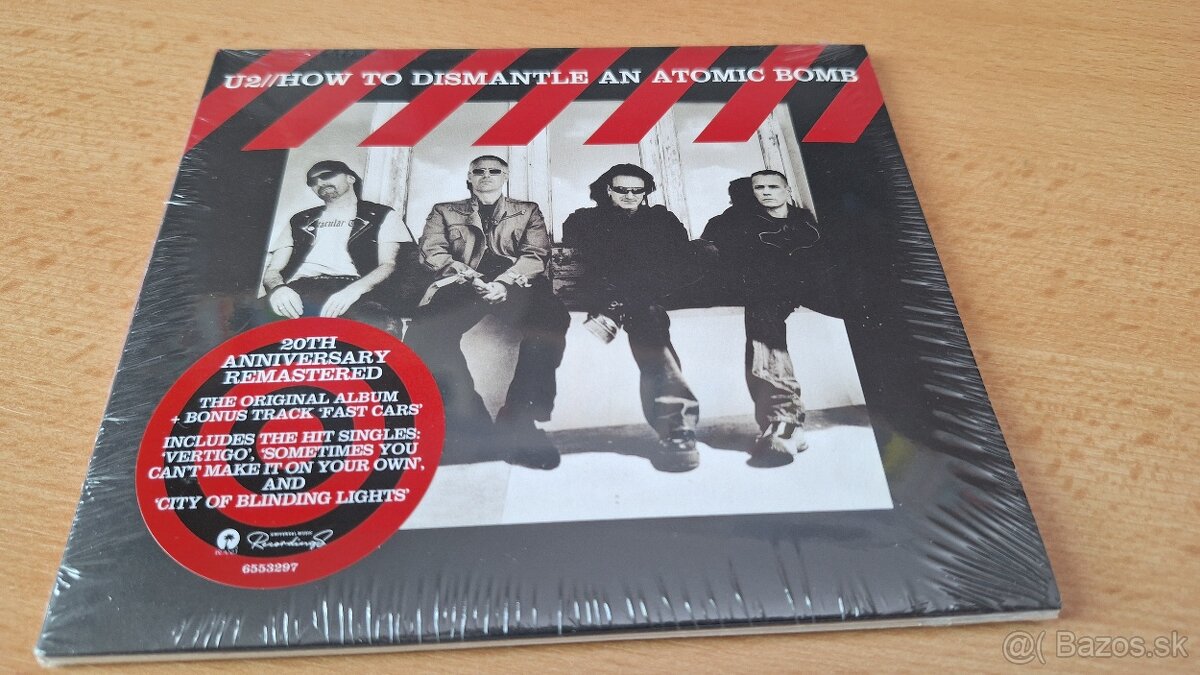 Predám nové, nerozbalené CD U2: