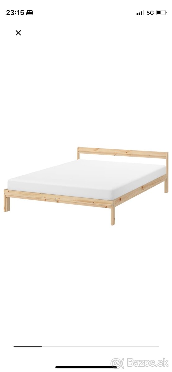 IKEA 140x200 posteľ spolu s roštom
