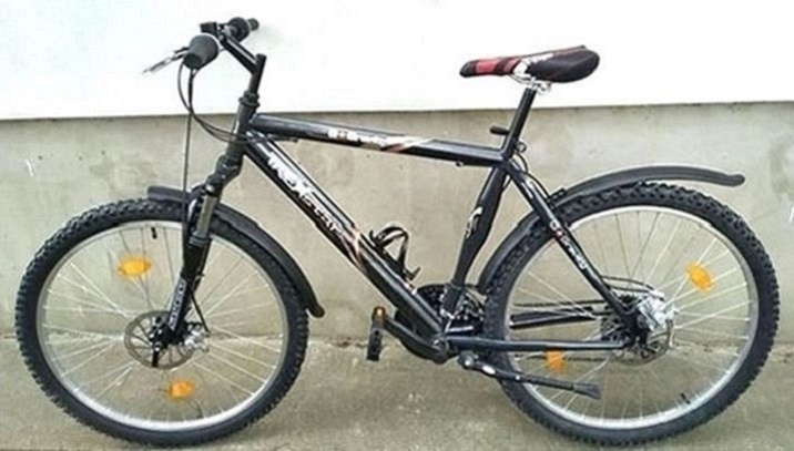 Odprúžený horský bicykel