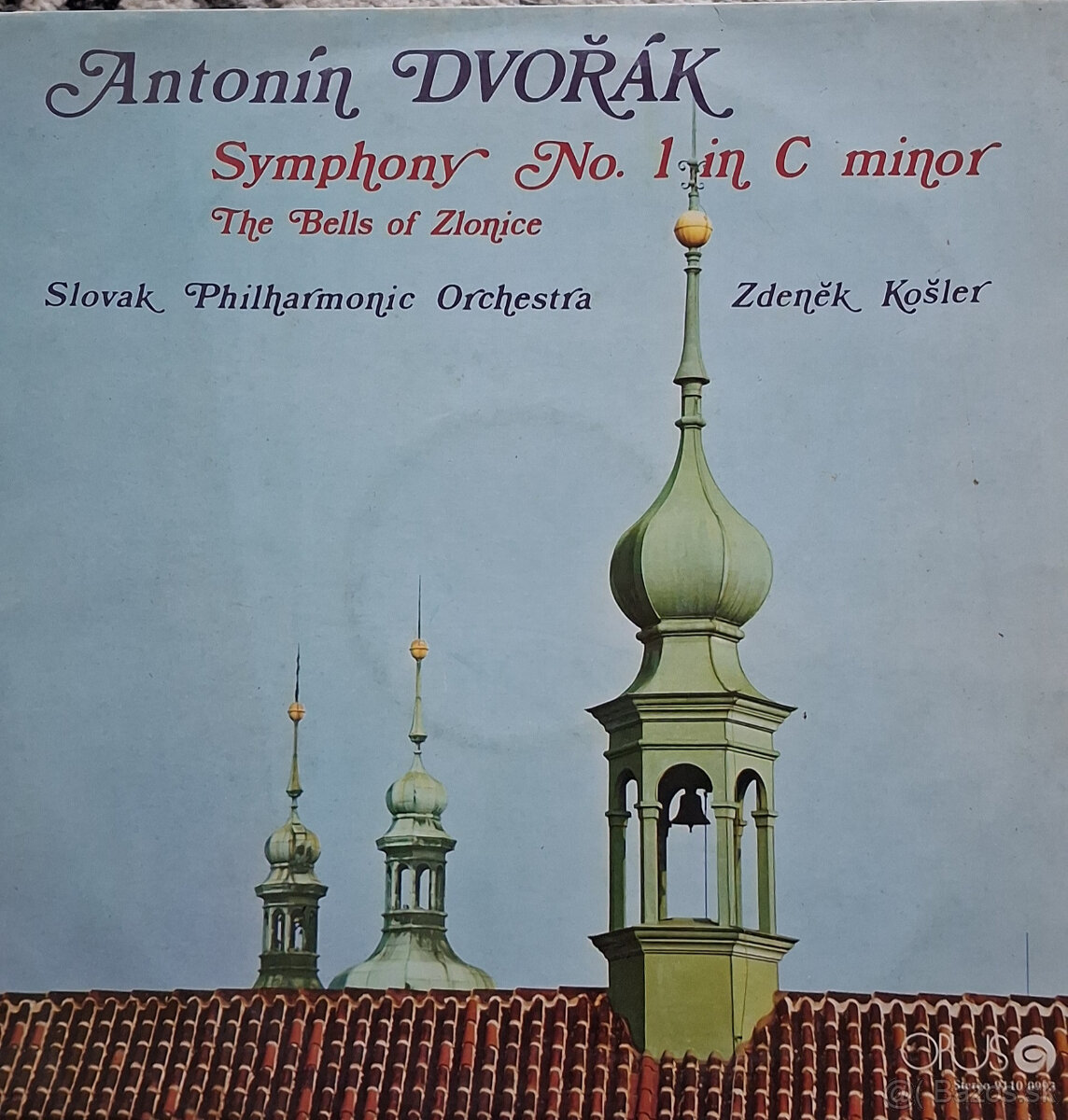 Retro gramofónová LP platňa Antonín Dvořák