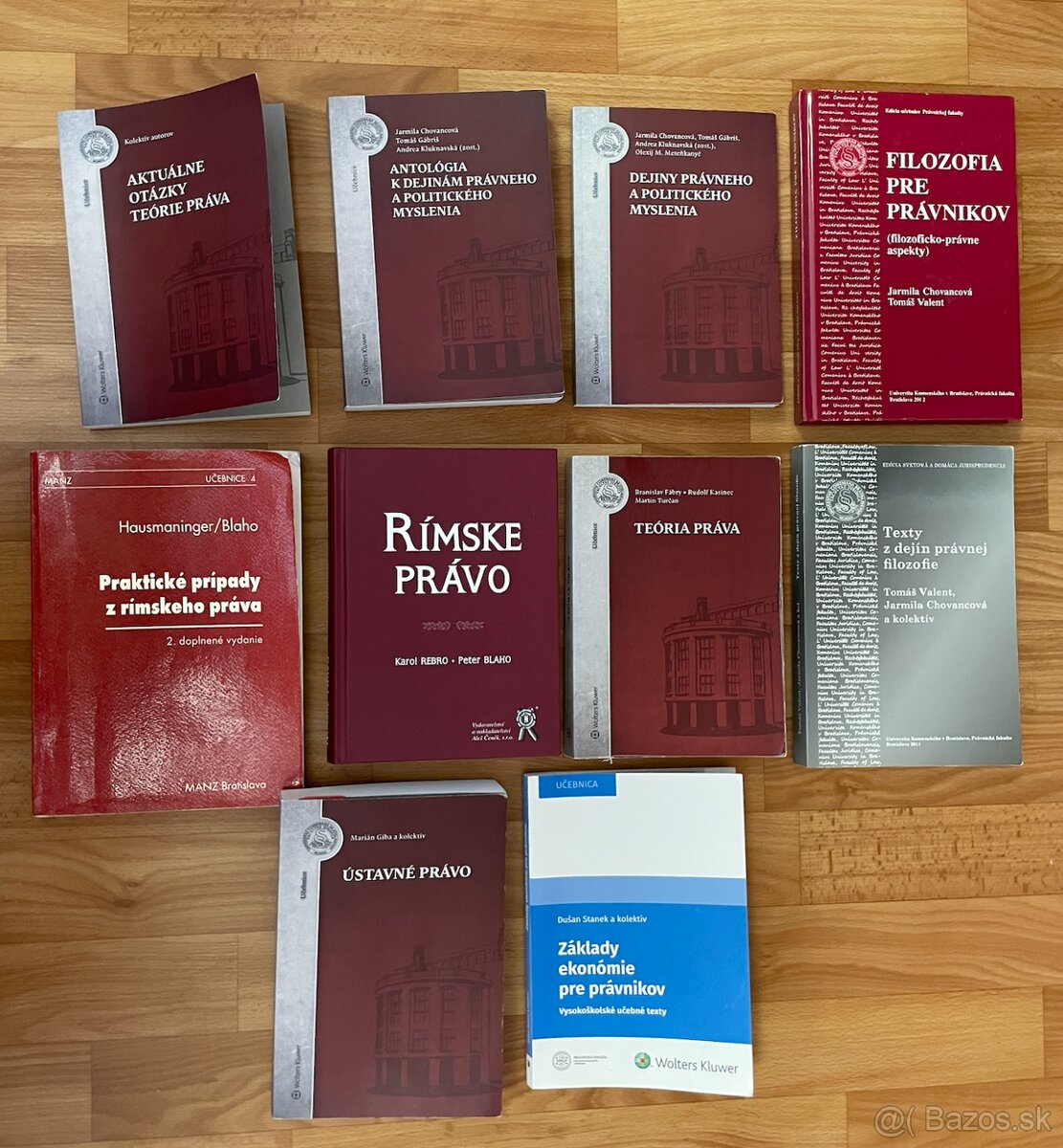 Učebnice pre právnické fakulty, 1. ročník