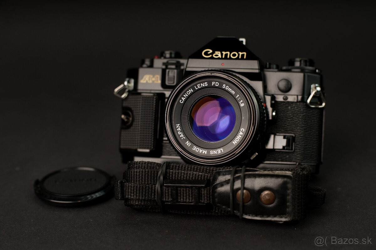 Canon A-1. FD 1:8/50mm