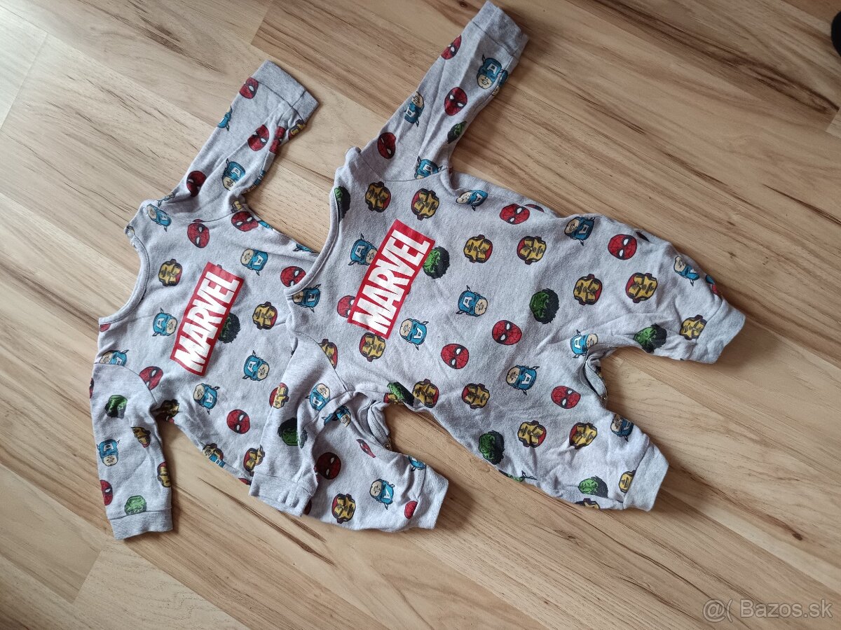 Pre dvojičky overal Marvel