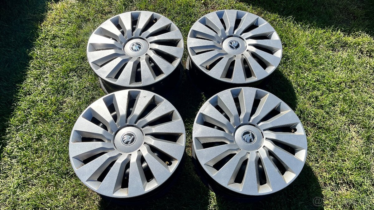 ☑️Disky 5x112 r16 + puklice vw group