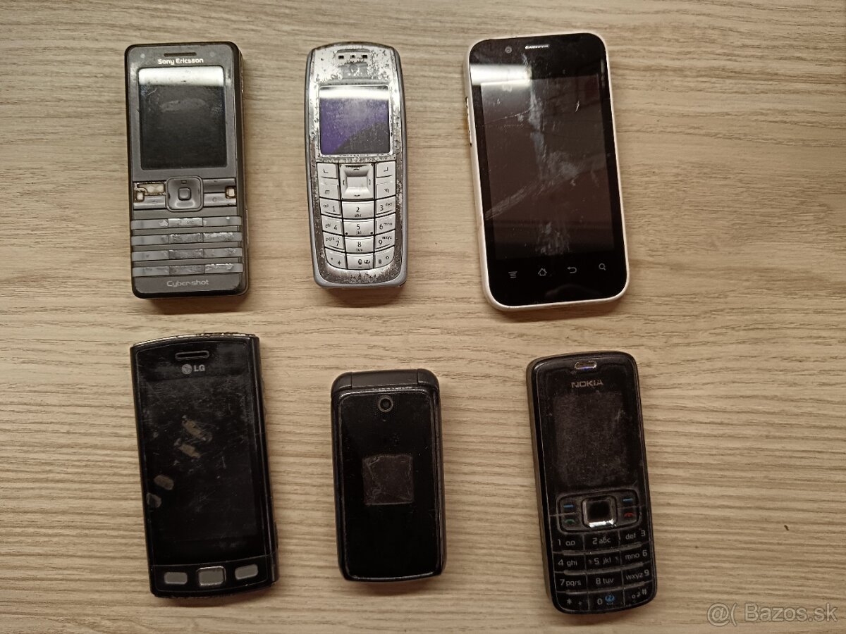 Mobily sada 6 kusov