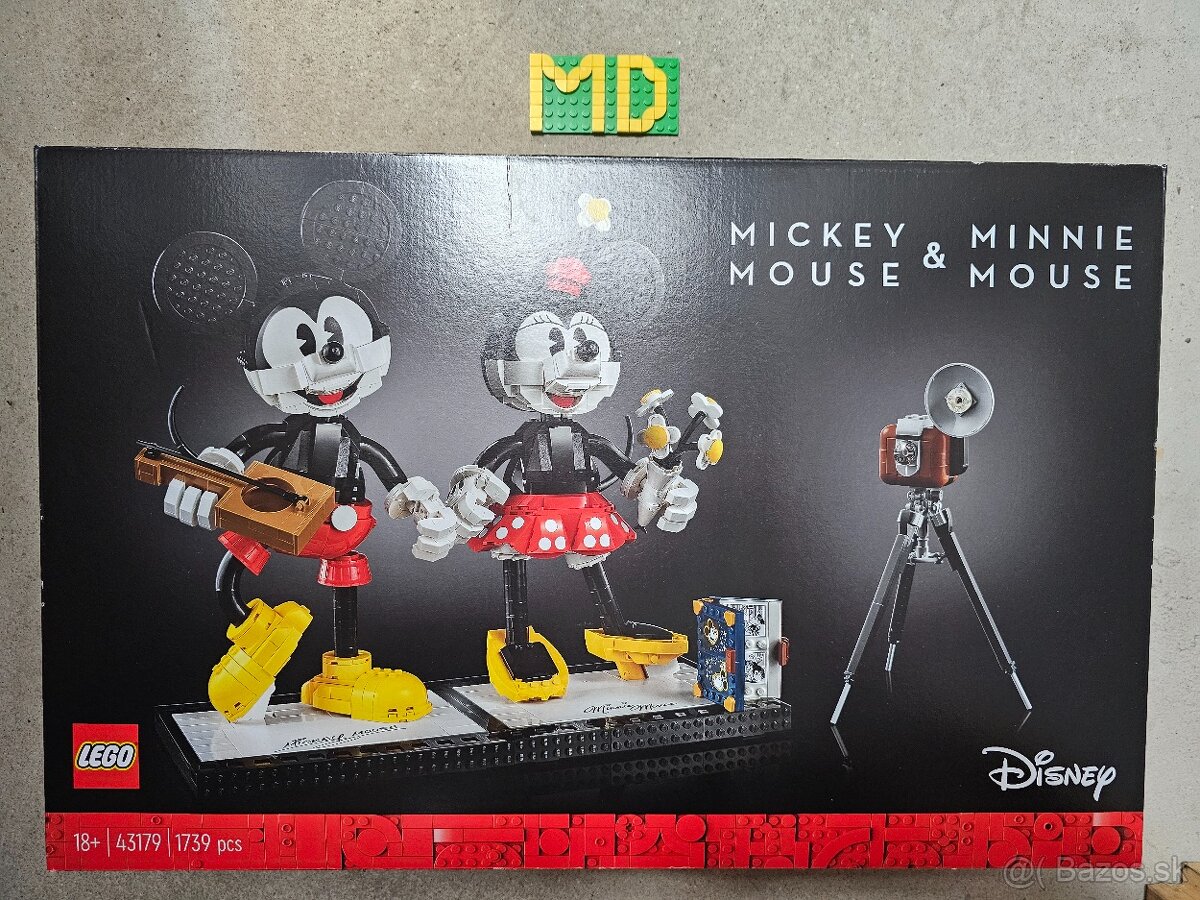 LEGO Disney 43179 Myšiak Mickey a Myška Minnie