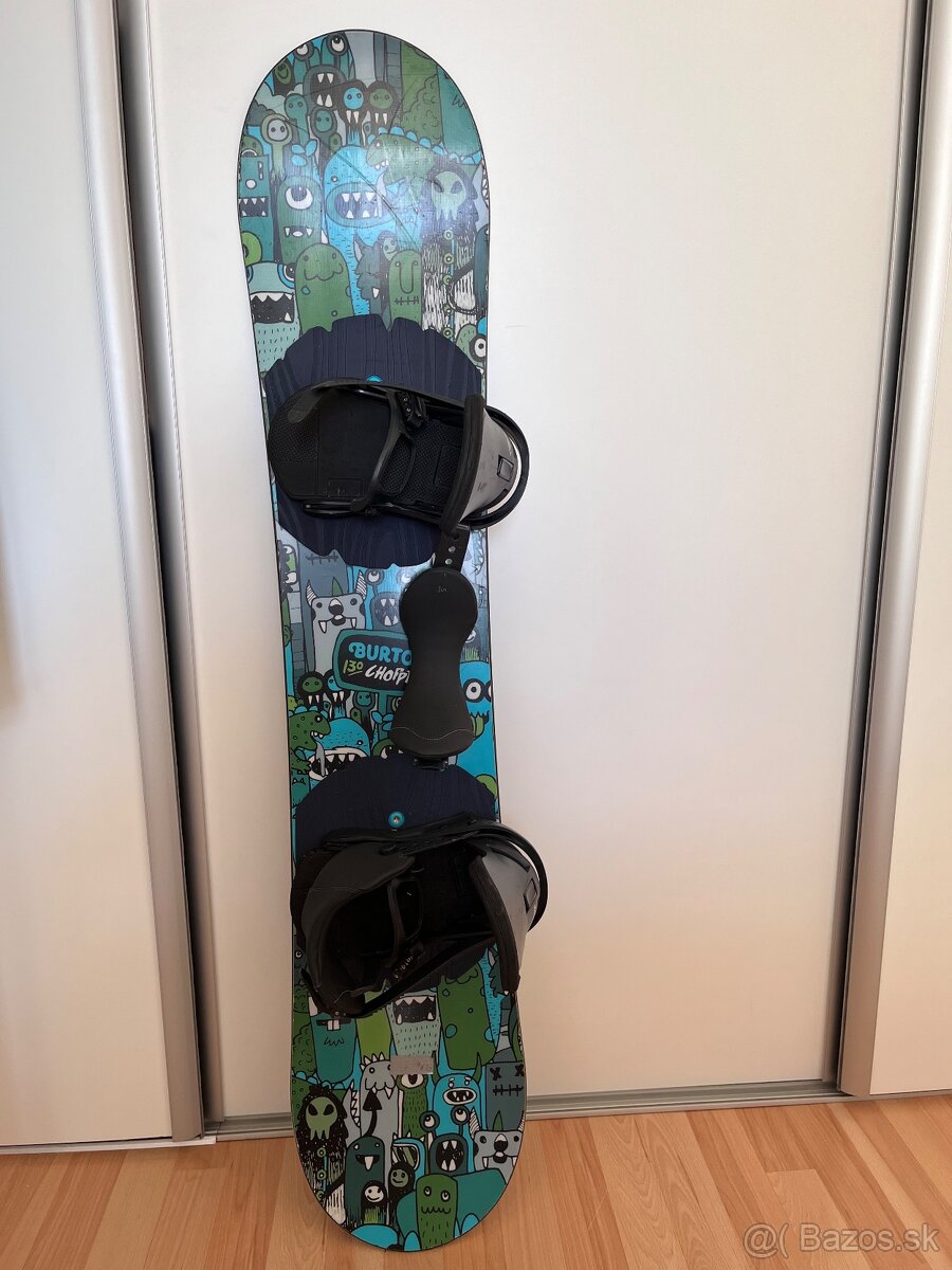Snowboard Burton 130 cm + boty DC