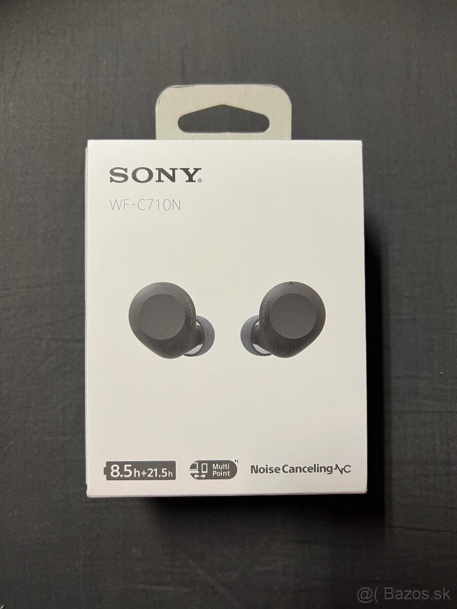 Sony Noise Cancelling WF-C710N, čierne