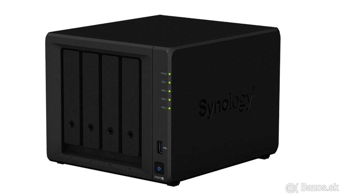 Synology DS920+ (bez HDD) - 2x NVMe cache, 20 GB RAM