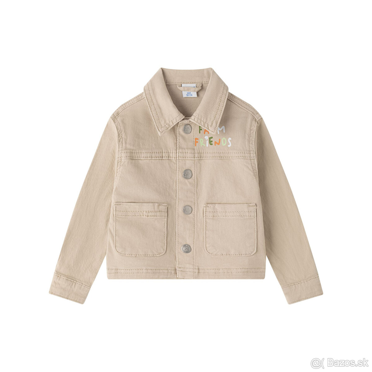 Chlapčenská džínsová bunda – béžová – nová