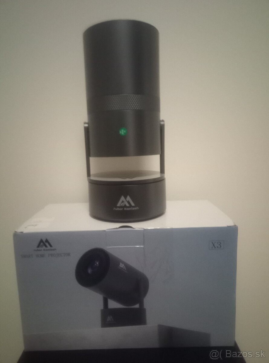 AUBOR MENTTECH HOME CINEMA LED projektor- šedy