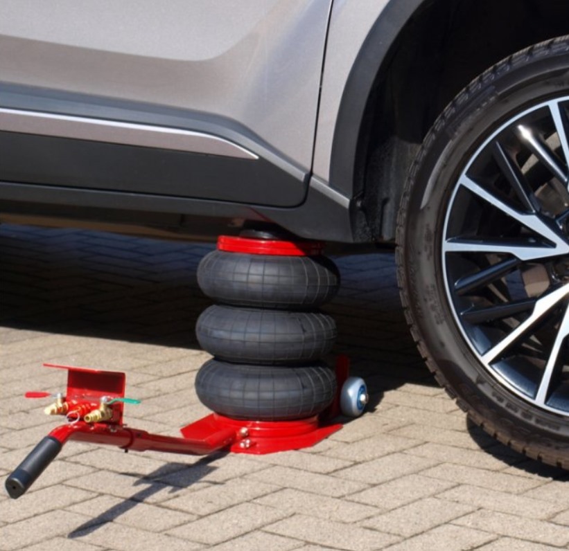 Pneumatický mechový zdvihák 3,5T, zdvih 15-42cm Vankúš