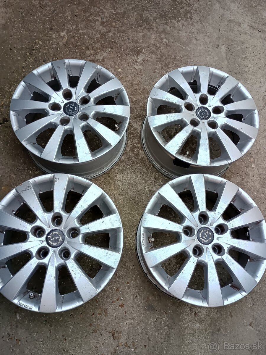 Hliníkové disky na Opel Meriva