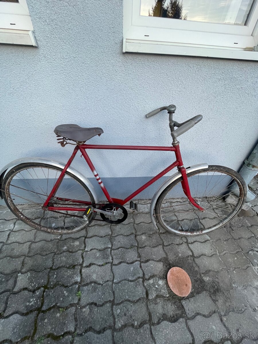 Starý retro bicykel