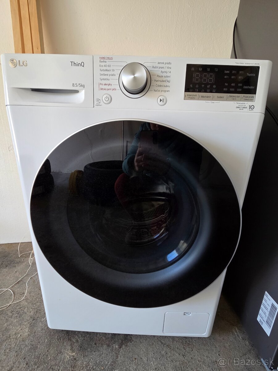 LG práčka so sušičkou (8,5 / 5 kg)