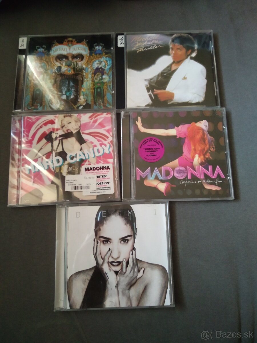 Michael Jackson, Madonna, Demi Lovato CD