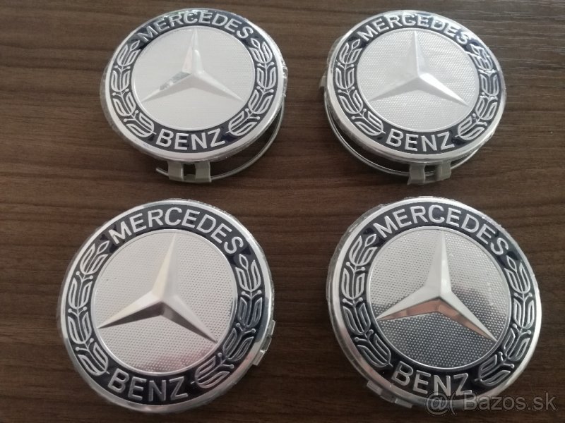 Stredové krytky kolies Mercedes 4kusy