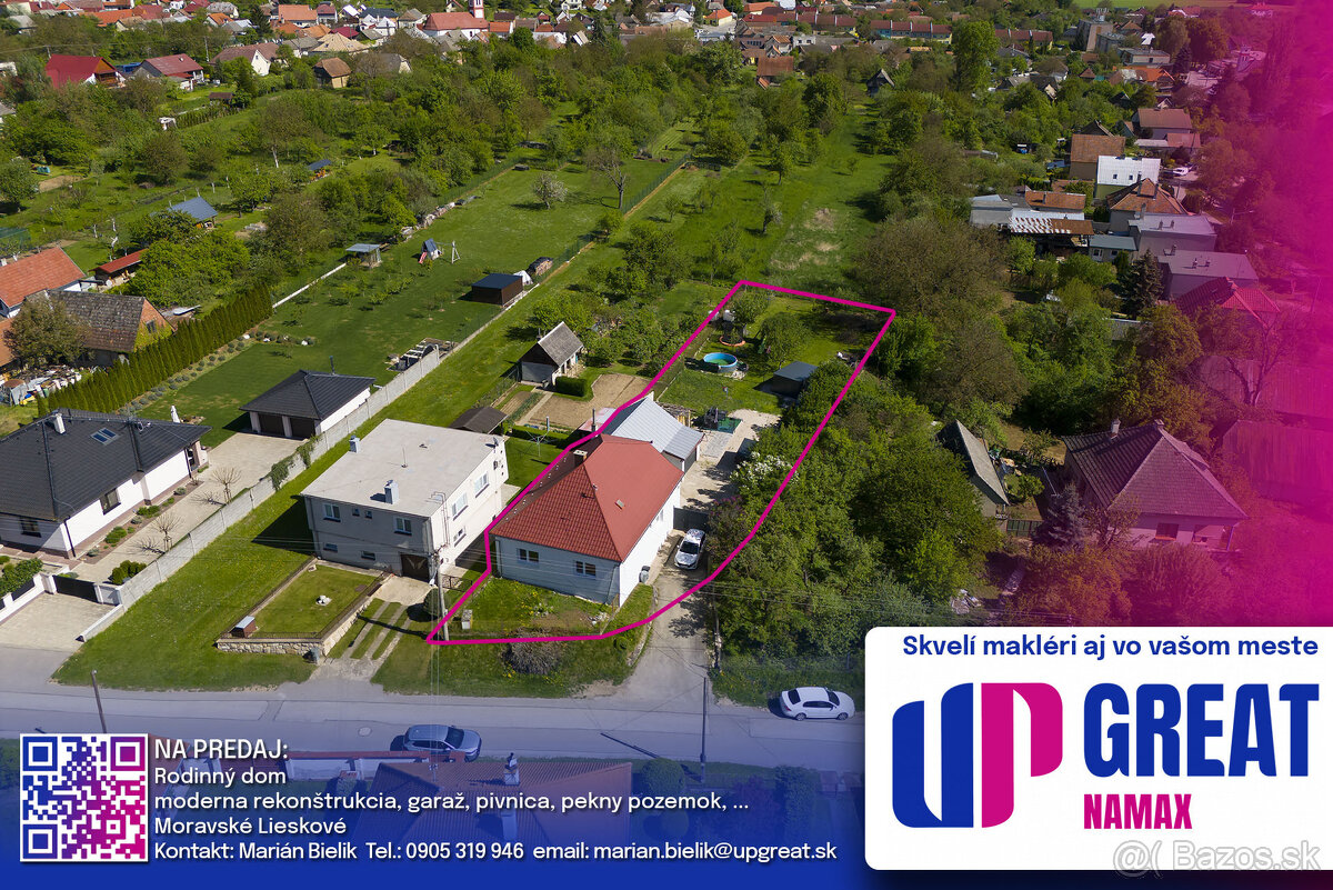 NA PREDAJ s výrazne lepšou cenou - Dom - Moravské Lieskové