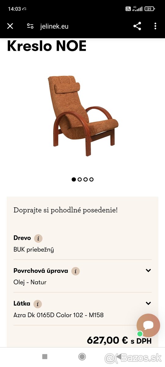 Kreslá Noe 2 ks