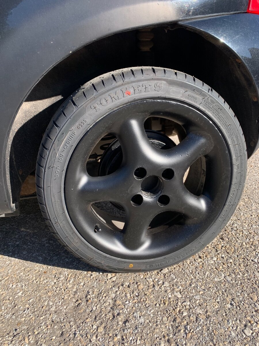 Nove letne pneu 4ks + elektrony 4ks 4x100 VW Lupo
