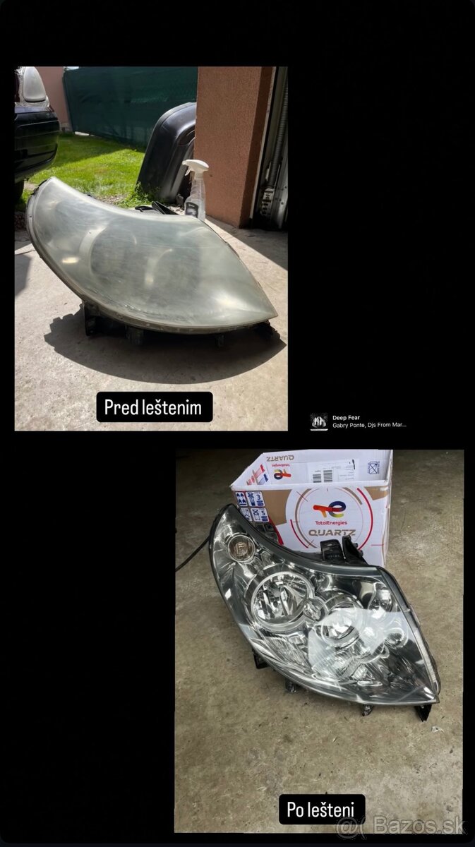 Leštenie svetiel na vozidlách