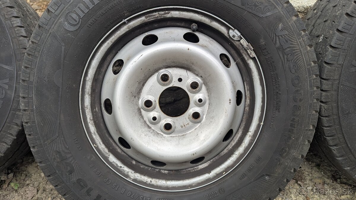Disky kolies R15 na karavan Ducato
