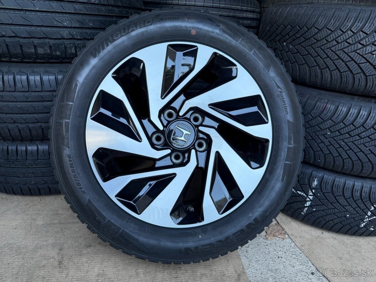 R16 ORIG.ZIMNÍ ALU KOLA HONDA CIVIC 215/55/16 95%