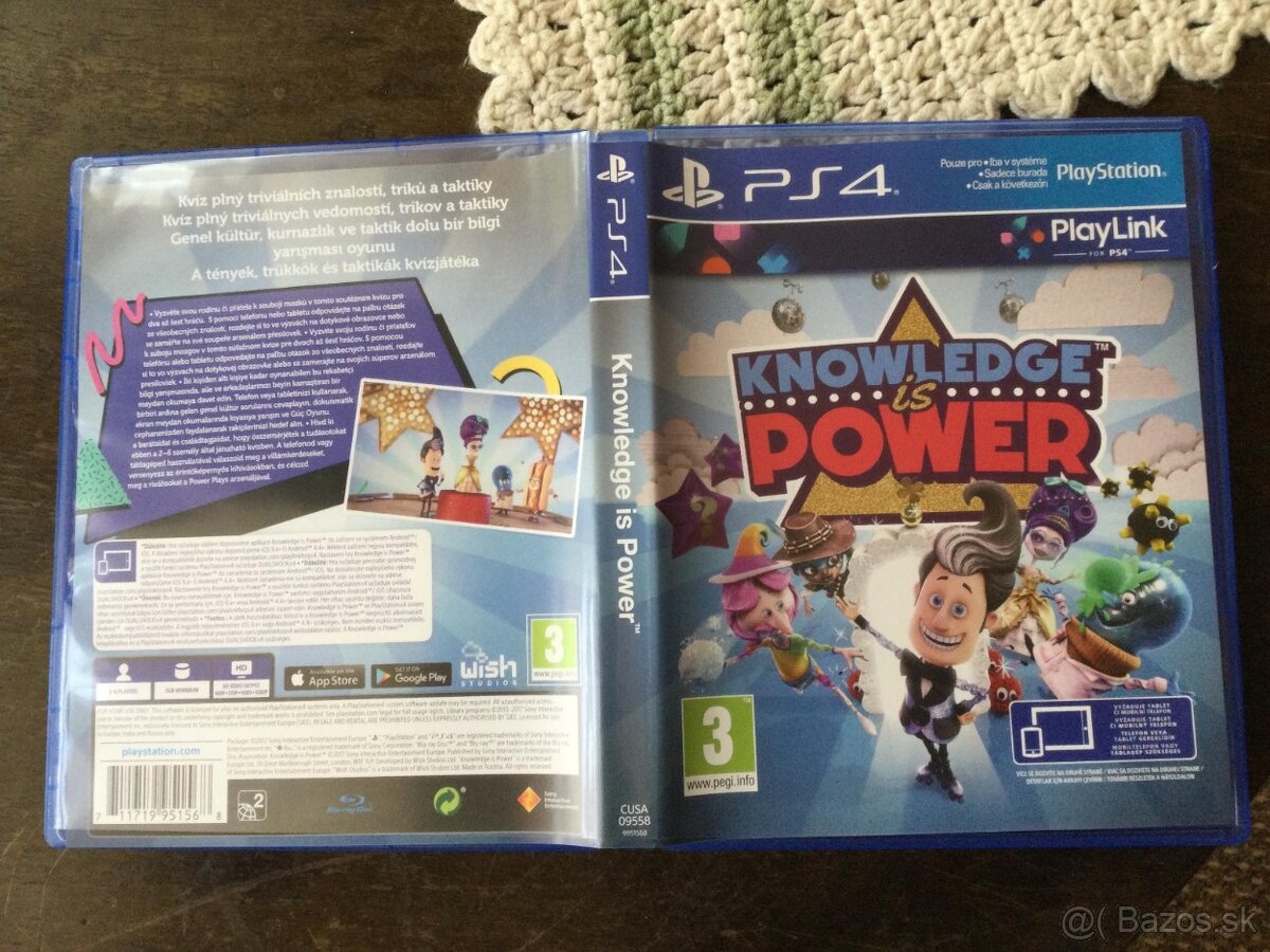 Predám knowledge is power ps4 cz