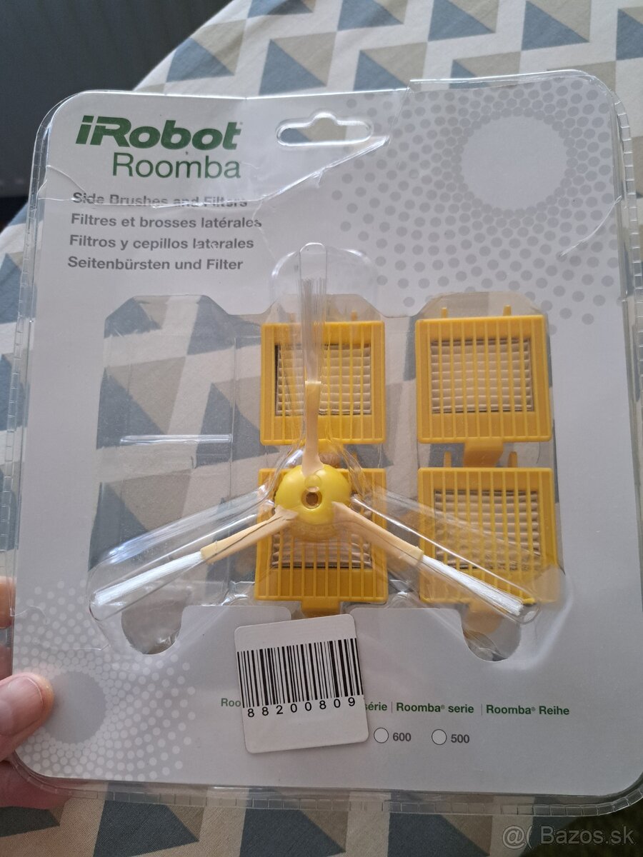 IRobot,výmena sada XS,4 filtre a bocna kefa