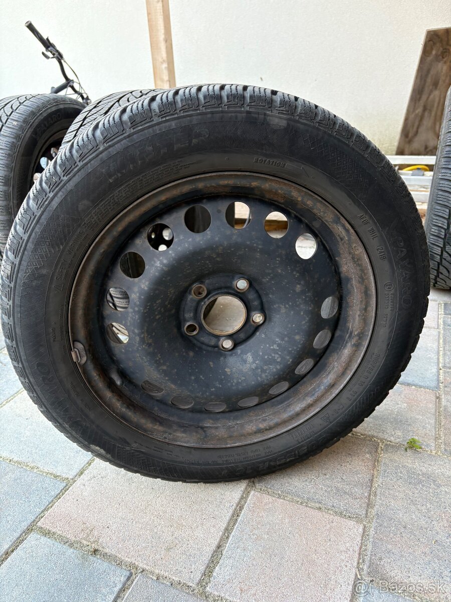 Plechové disky r 16 s pneu