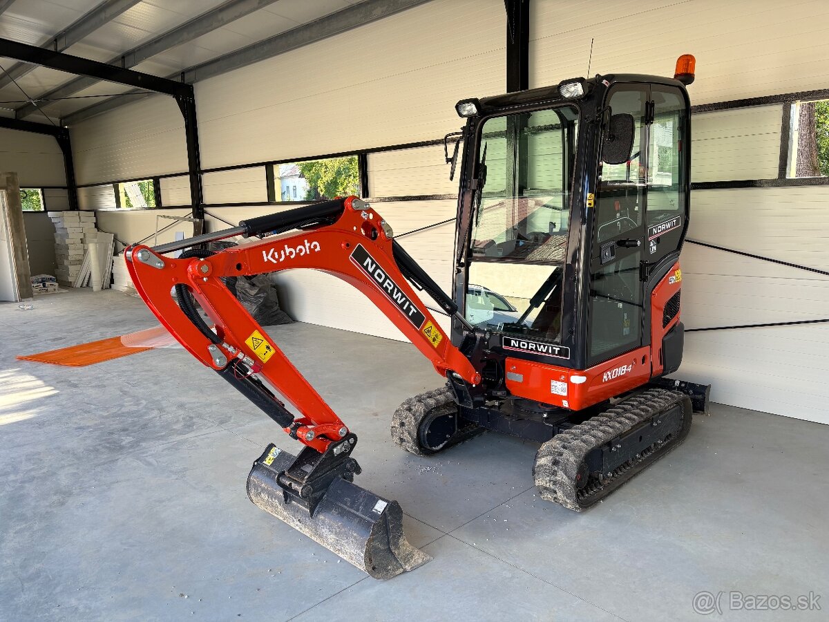 Minibager Kubota Kx018-4
