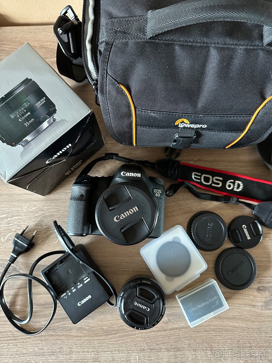 Canon eos 6D + objektívy 35mm a 50mm