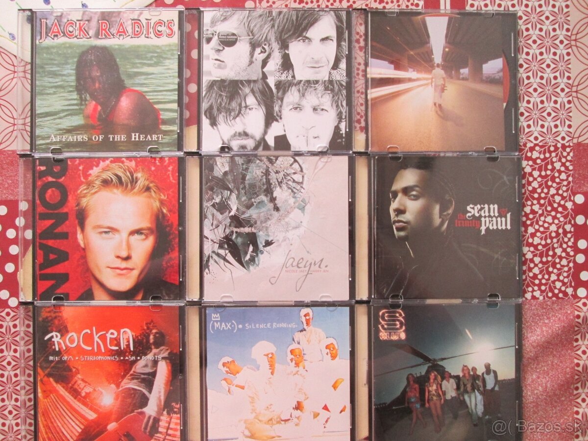 20 cd pop, rock, cd sú v slim obaloch - volume 2.