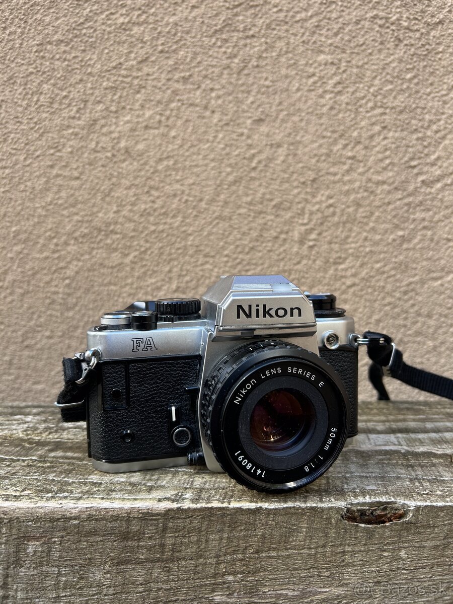 Nikon Fa + Nikon lens 50mm 1.8 + Nikon lens 28mm 2.8