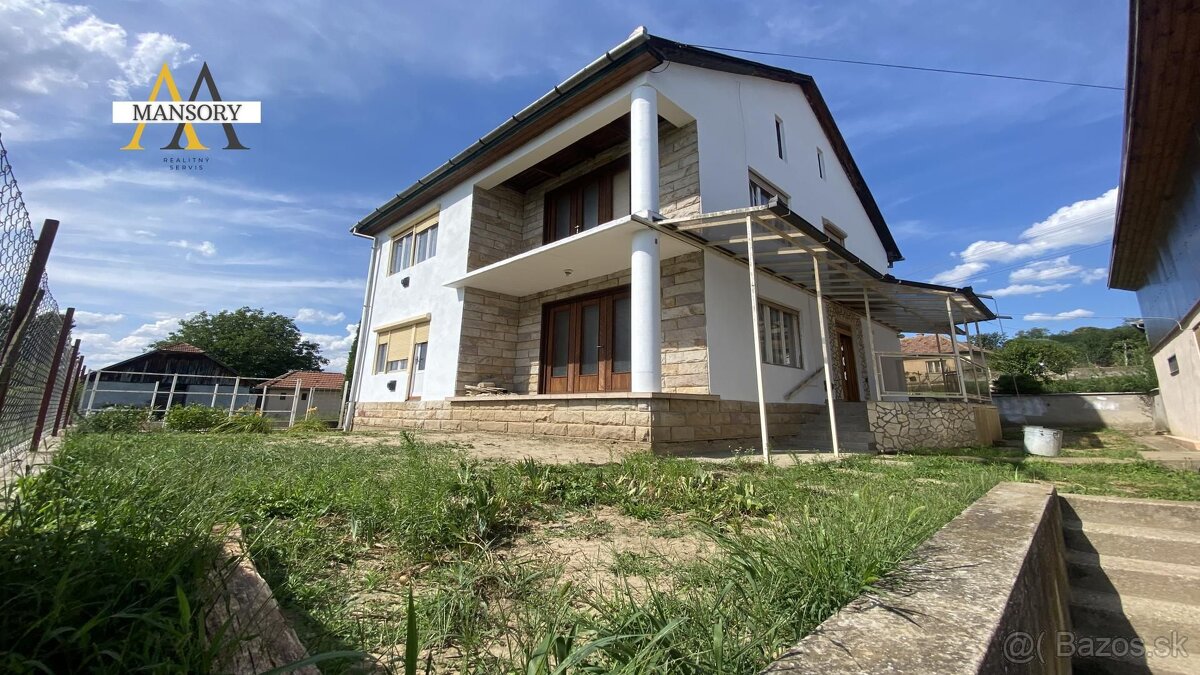 Na predaj dvojposchodový rodinný dom za 55 000 eur