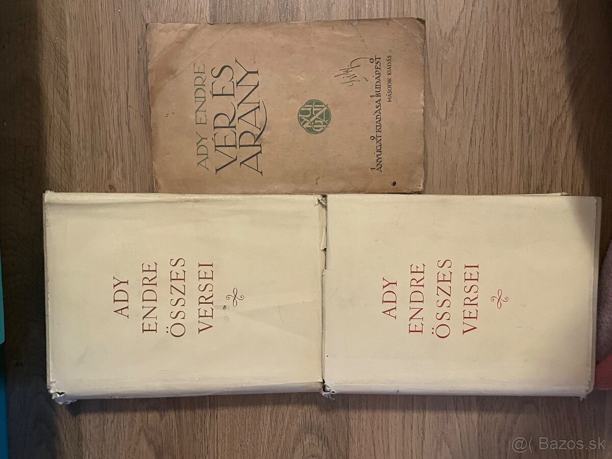 Knihy staré maďarské-maďarskí básnici a spisovatelia