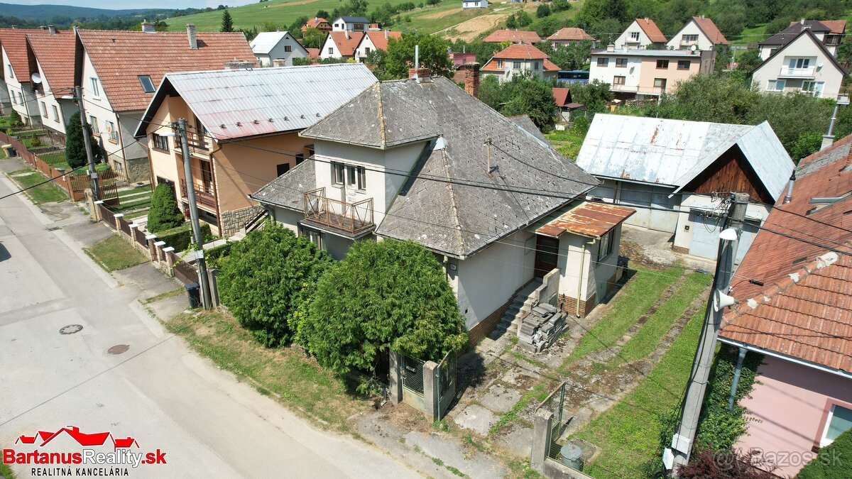 Na predaj starší rodinný dom v obci Horná Súča