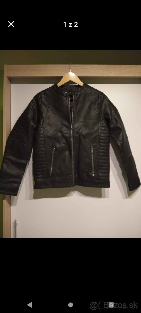 Chlapčenská koženková bunda